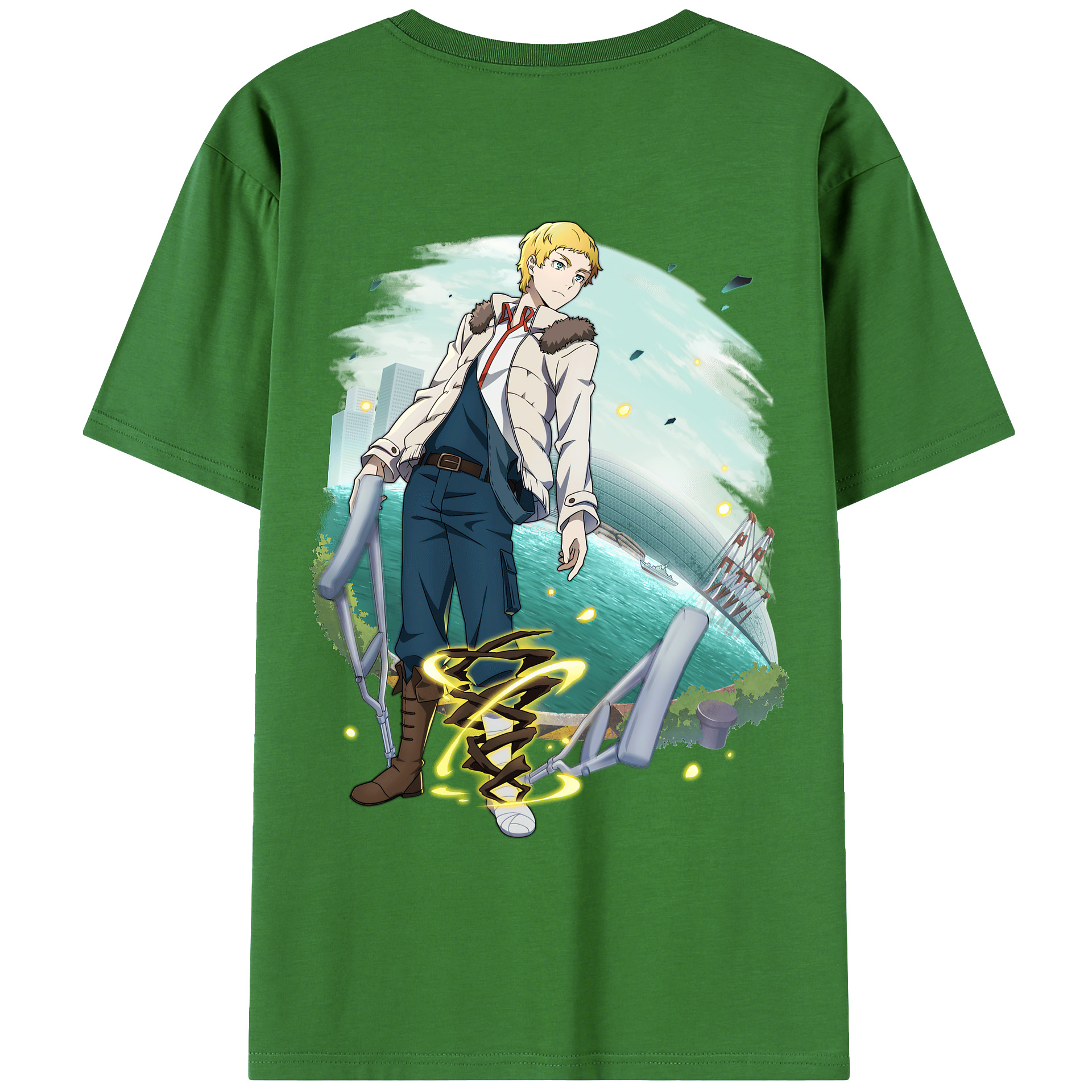 （画像用） 文豪ストレイドッグス Bungo Stray Dogs レディース半袖Tシャツ(バックプリント)